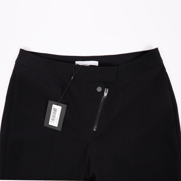 Alexander Wang Black Pants Zipper Detail Slim Fit Career Size 10 Womens Designer - Picture 4 of 11
